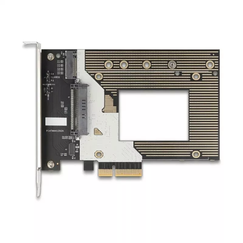 Vidinė M.2 / U.2 adapterio kortelė DELOCK 90854 — PCIe 4.0 (kompiuterio: PCIe, išvestys: M.2 Key M 110 mm, U.2)