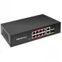 Ethernet komutatorius QOLTEC 52297 PoE RJ45 su PoE aukštyniniu ir SFP prievadu