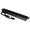 ALANTEC 19-inch Galia Strip - 9 Sockets UPS - UPS-C14-Plug (PZ010)