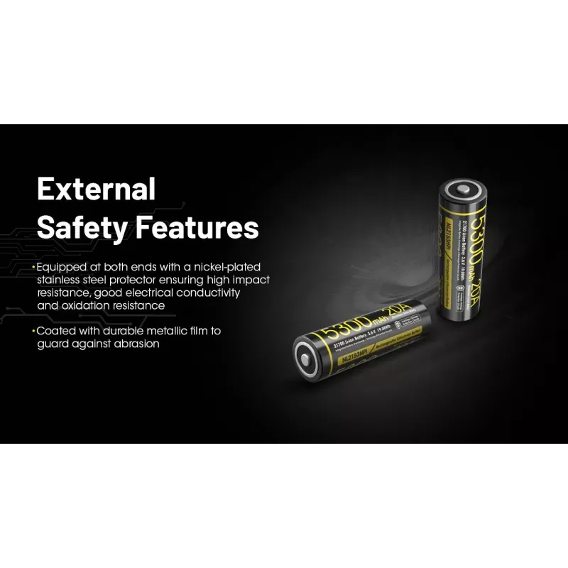 BATERIJA ĮKRAUNAMA LI-ION 3,6V/NL2153HPI(5300MAH) NITECORE