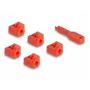Prievado blokatorius DeLOCK 20928 RJ-45 Raudonas Plastikinis 11 vnt.