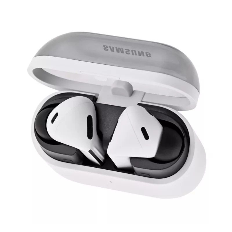 Belaidės stereo ausinės Samsung Galaxy SM-R420NZAAEUE — Į ausį įdedamos TWS, Bluetooth 5.4, IP54, ANC, 6 mikrofonai, 515 mAh dėklas