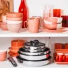Puodų rinkinys Tefal Ingenio Emotion L897SB74 — 11 dalių sukraunamas, nerūdijančio plieno, su nelimpančia danga, tinkamas orkaitei, Thermo-Spot