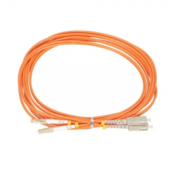 komutacinis kabelis Extralink SC/UPC - LC/UPC Multimode OM2 Duplex 3mm, 3 m