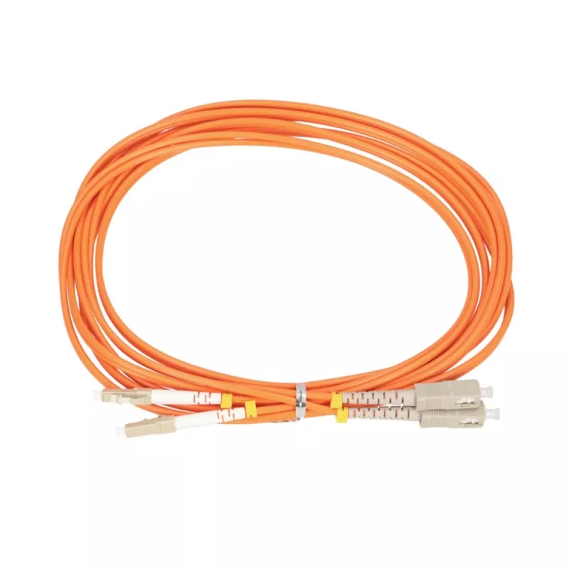 komutacinis kabelis Extralink SC/UPC - LC/UPC Multimode OM2 Duplex 3mm, 3 m