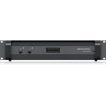 Stereo galios stiprintuvas Behringer PD3000 3000W 2 kanalų pasyvioms garsiakalbių sistemoms