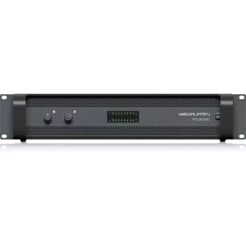 Stereo galios stiprintuvas Behringer PD3000 3000W 2 kanalų pasyvioms garsiakalbių sistemoms