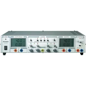 Voltcraft laboratorinis maitinimo šaltinis, reguliuojamas VSP 2410 0,1–40 V/DC 0–10 A 809 W 3 x (VSP 2410)