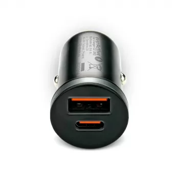 Automobilinis kroviklis everActive CC-30Q QC3.0 35W — 1x USB-A, 1x USB-C, greitasis krovimas