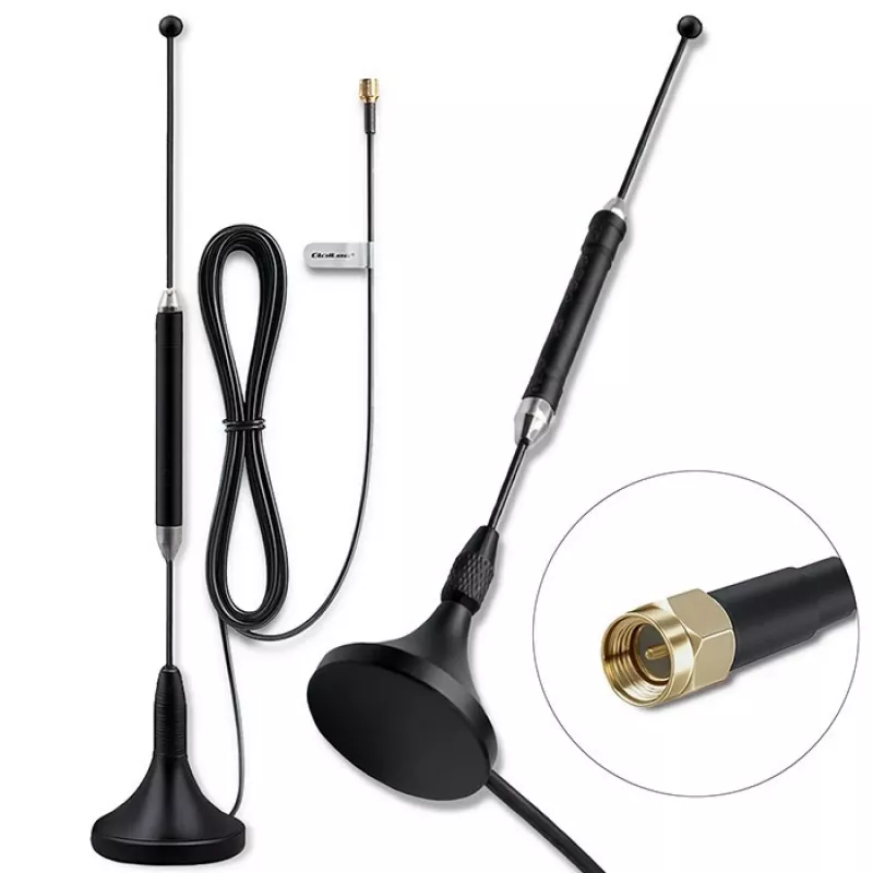 Išorinė 4G LTE antena QOLTEC 5 dBi 600–2700 MHz SMA jungtis 3 m kabelis