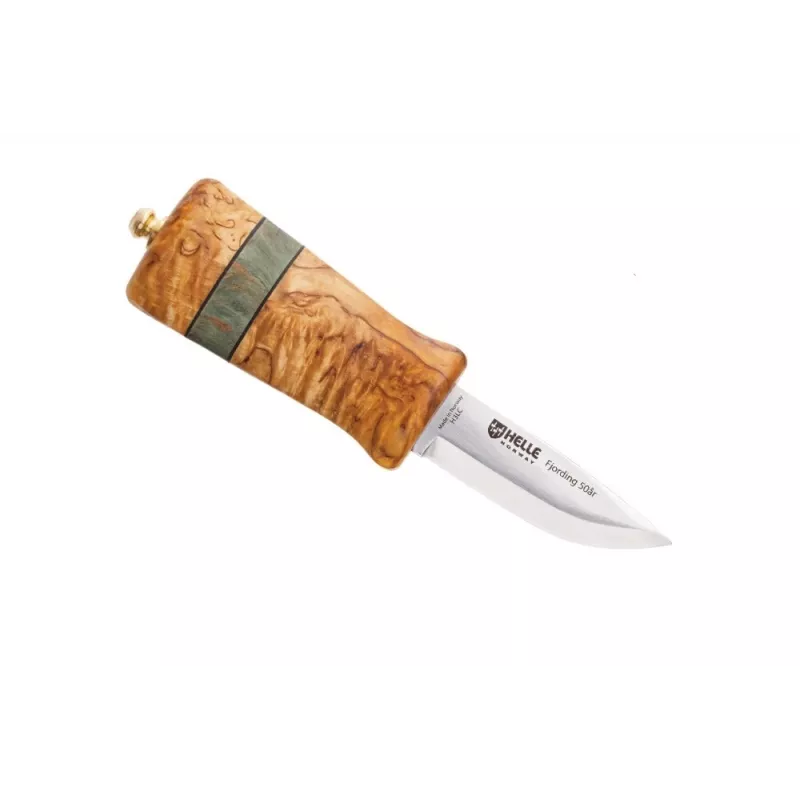 Sulankstomas peilis HELLE Fjording Knife 50 Years LTD #650 — nerūdijančio plieno rankena