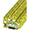 Phoenix Contact Push-In Doppelstock-Protective Earth Terminal PTTB-PE PTTB 2,5-PE žaliai geltona Turinys: 1 vnt. (3210596)