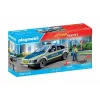 Playmobil policijos automobilis su sirena ir mirksinčia šviesa, įvairiaspalvis, plastikinis, 3+
