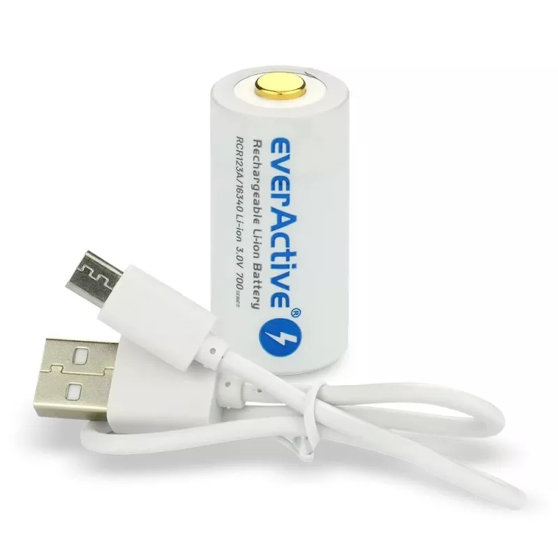 Įkraunama baterija everActive EV16340 700mAh 3V su Micro USB įkrovimu