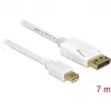 DisplayPort laidas DeLOCK 83485 Mini DisplayPort 7 m baltas
