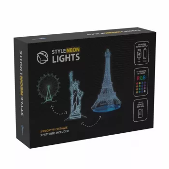 Manta SNL125RGB RGB 3D pastatų dekoratyvinė LED lempa