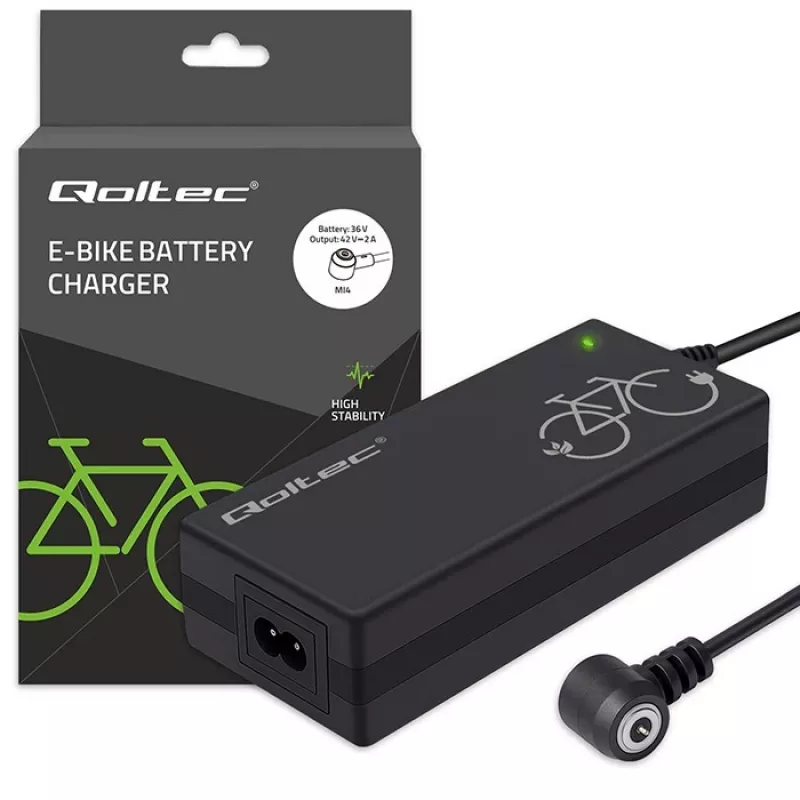QOLTEC Mi4 magnetinis TIP įkroviklis elektriniam dviračiui 36V/42V 2A