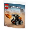 Konstrukcinis žaislas LEGO Technic Šoniniu slydimu valdomas krautuvas 30710 su judamomis svirtimis ir vikšrais