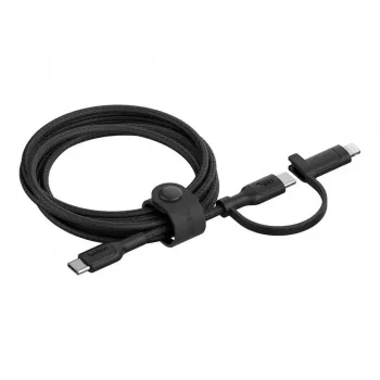 USB laidas Belkin BoostCharge Pro 1,5 m USB C USB C / Lightning, juodas
