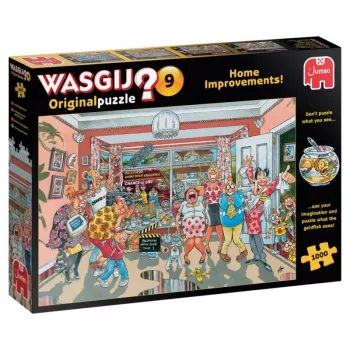 Jumbo Spiele Jumbo Wasgij Originali 9 -Home Home Impovements 1000 dalių dėlionė (81926)