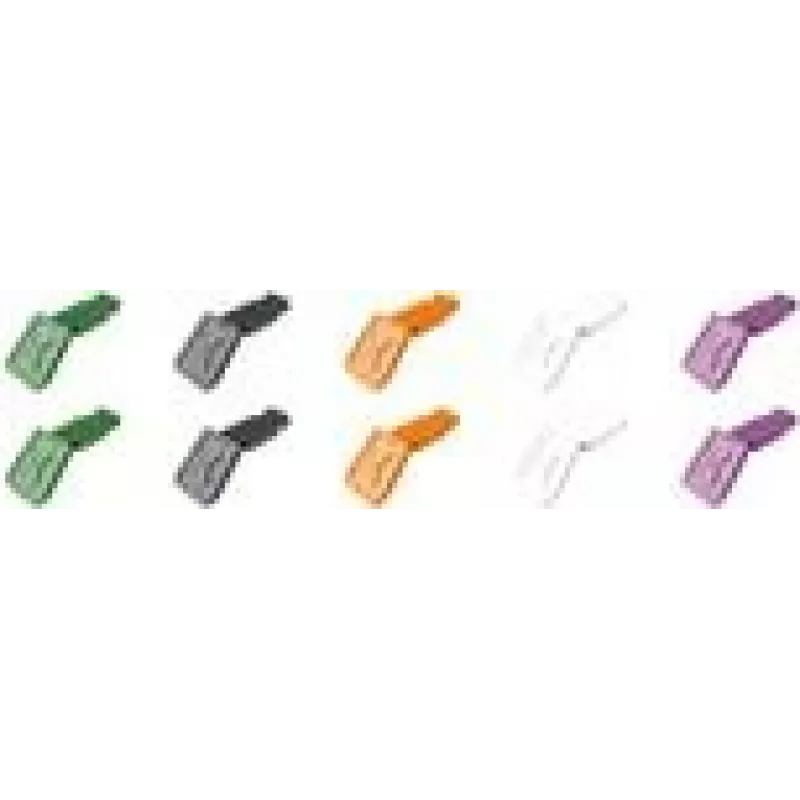 KNIPEX KN 00 61 10 CV02 - ColorCode Clip - 10 vnt. mišrių spalvų (00 61 10 C V02)