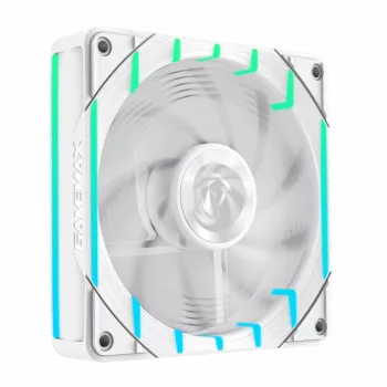 GAMEMAX TORNADO T12 ARGB-RW 120 mm baltas korpuso ventiliatorius su atvirkštinėmis mentėmis