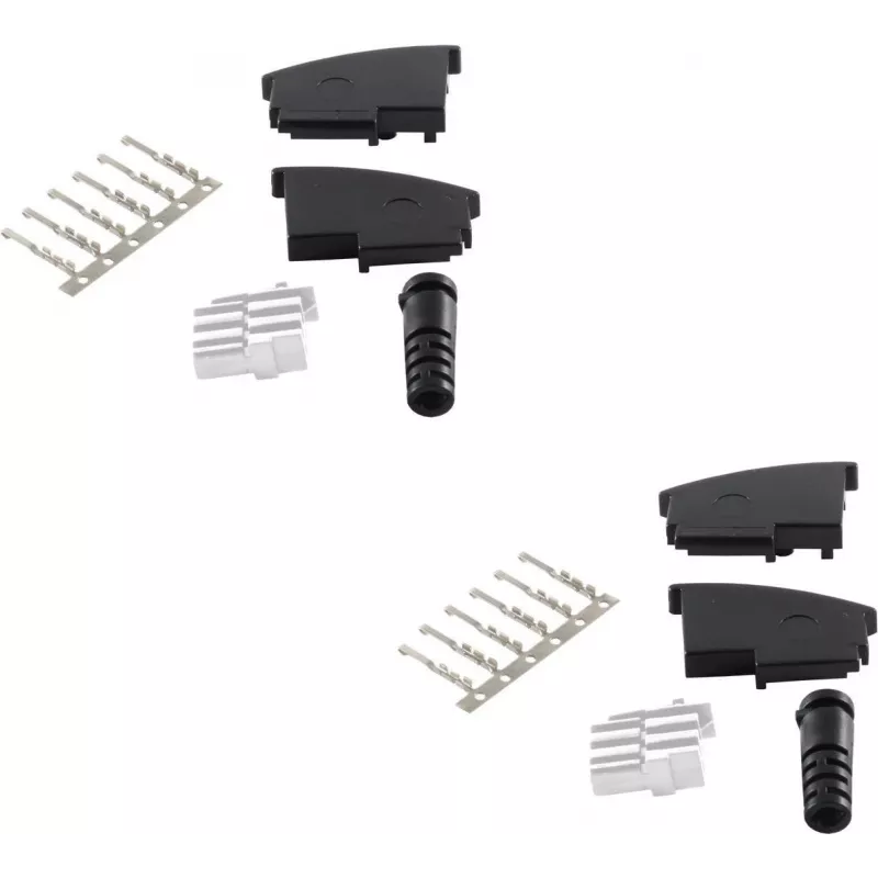 Laido jungtis ShiverPeaks BS72020-SET2 TAE N juoda