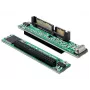 Adapterius DeLOCK 61987 SATA 22p IDE 44p juodas žalias