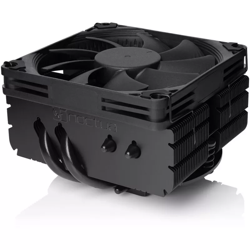 NOCTUA NH-L9x65 chromax.Juoda žemo profilio CPU aušintuvas