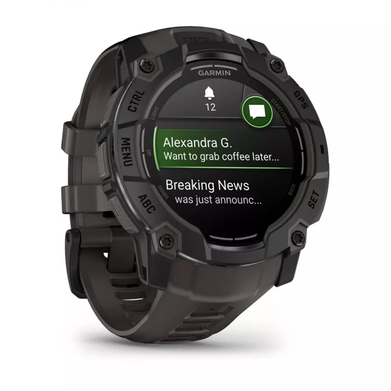 Garmin Instinct 3 AMOLED 3,3 cm (1,3) 50 mm skaitmeninis 416 x 416 px jutiklinis ekranas juodas GPS (palydovinis)