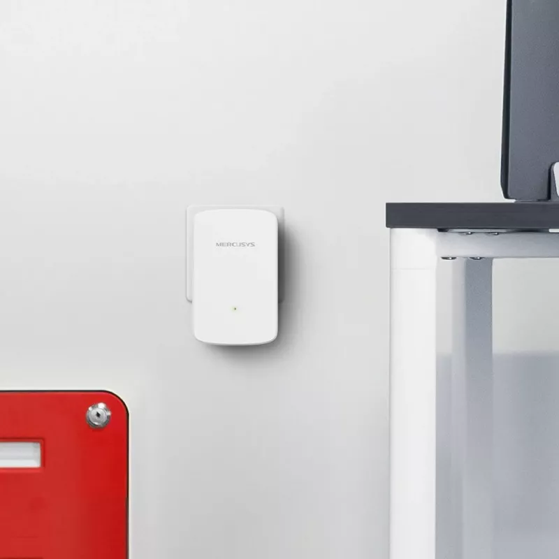 Mercusys ME10 V1 WiFi diapazono plėtiklis, montuojamas į sieną