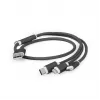 USB 2.0 laidas Gembird CC-USB2-AM31-1M — USB A jungtis, 1 m, juodas