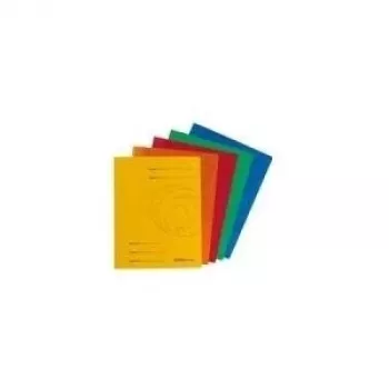 Aplankas kartoninis Herlitz 10902971 A4 mėlynas žalias oranžinis raudonas geltonas