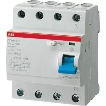 ABB F204 A-63/0,03 A tipo 4P nuotėkio srovės jungiklis (2CSF204101R1630)
