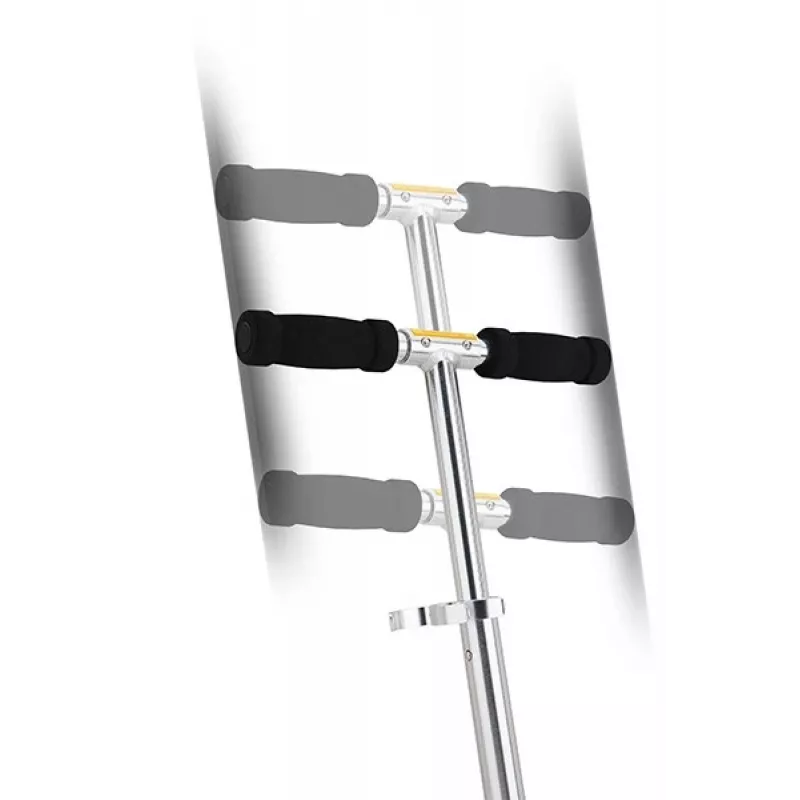 Paspirtukas Razor A5 Lux — aliuminis, 20 cm poliuretano ratai, sulankstomas, reguliuojamo aukščio, maks. apkrova 100 kg, juodas