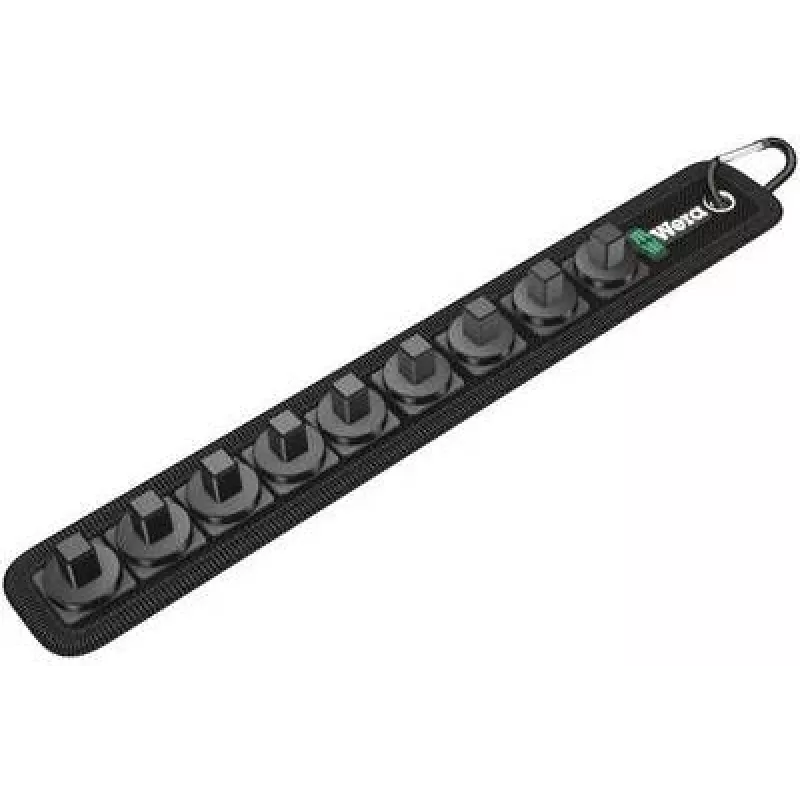 Wera lizdų bėgelis B - 3/8 - 9 galvučių - 45 cm - 120 mm - 84 g (05003981001)