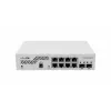 Tinklo komutatorius MikroTik CSS610-8G-2S+IN — 8x Gigabit RJ-45, 2x SFP+ 10G, PoE, 12–57V įvestis