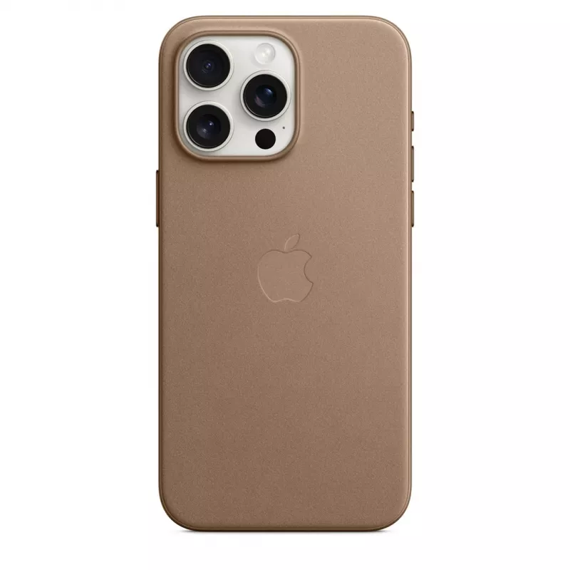 Apple iPhone 15 Pro Max FineWoven dėklas su MagSafe – taupe