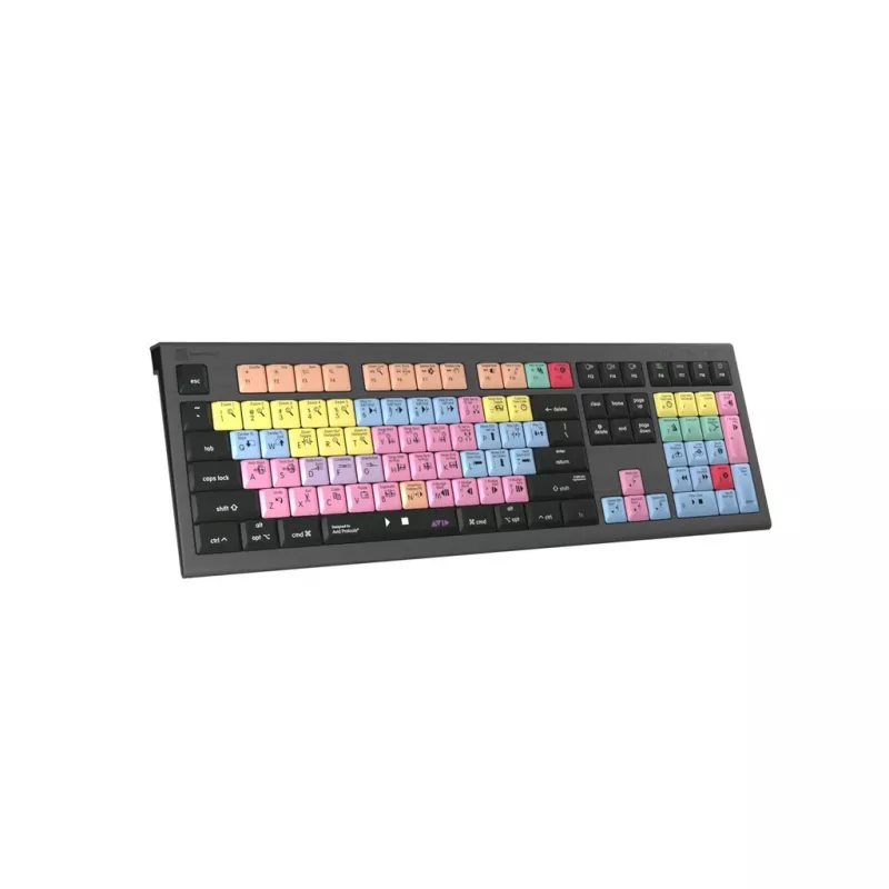 “Logickeyboard” ASTRA 2 USB QWERTZ klaviatūra, juoda, pilno dydžio, 104 klavišai