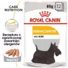 Šlapias šunų ėdalas Royal Canin Dermacomfort Adult 85 g pakelis — jautriai odai, paukštienos skonio, 78 % drėgmės
