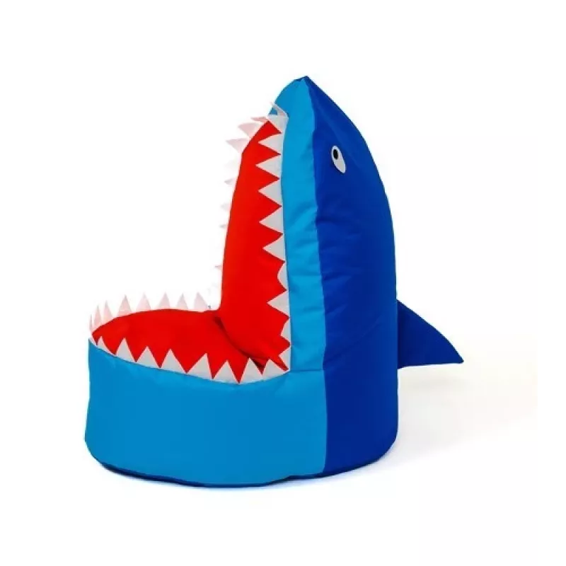 Sako sack pouffe Shark navy Mėlyna XXL 100 x 60 cm