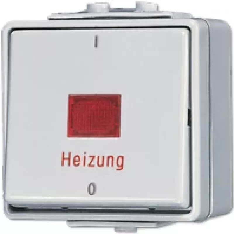 Jung 602 HW elektros jungiklis 2P baltas (602HW)