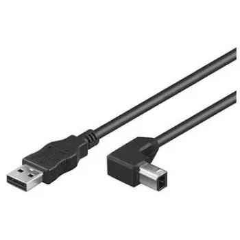 Microconnect USBAB05kampuotas USB laidas USB 2.0 0,5 m USB A USB B Juoda