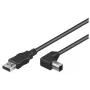 Microconnect USBAB05kampuotas USB laidas USB 2.0 0,5 m USB A USB B Juoda
