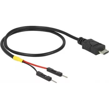 USB laidas DeLOCK 85408 Micro-USB B 0,3 m juodas