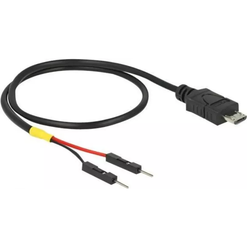 USB laidas DeLOCK 85408 Micro-USB B 0,3 m juodas