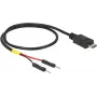 USB laidas DeLOCK 85408 Micro-USB B 0,3 m juodas