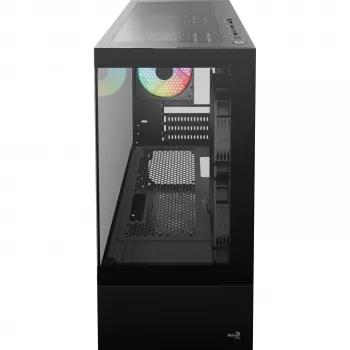 Mikro/Mini-ITX kompiuterio korpusas AEROCOOL Geh Viewport Mini-G-BK-v4 ARGB juodas