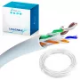Extralink CAT6 UTP (U/UTP) vidaus tinklo kabelis vytos poros, 50M
