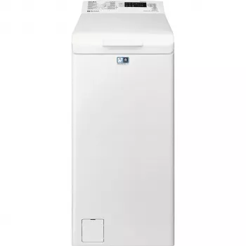 Viršutinio įkrovimo skalbimo mašina Electrolux EW2TN25262P, 8 kg, 1000 aps./min., 42 l būgnas, 230 V, balta
